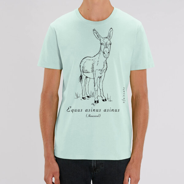 T-Shirt Esel unisex - caribbean blue S