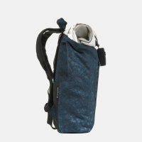 Backpack Rolltop - White Roll Blue