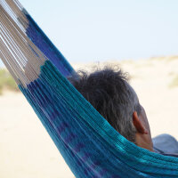 Netzhängematte Maya azur blau