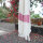 Hamam Strandtuch 100 x 180 weiß-pink